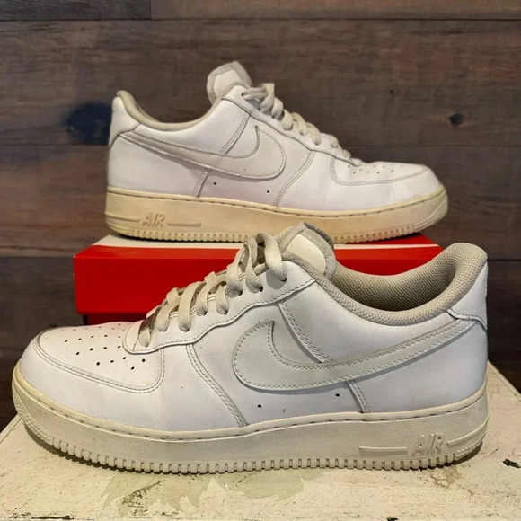 Nike Air Force 1 315122-111 size 11.5 Men's Triple White Sneakers - Picture 10 of 10